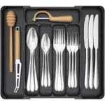 Lifewit Expandable Silverware Organizer for $3.99
