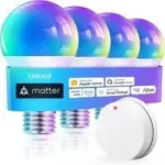 Linkind Matter Smart WiFi Light Bulb 4-Pack Now Only $16.99