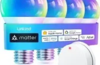 Linkind Matter Smart WiFi Light Bulb 4-Pack Now Only $16.99