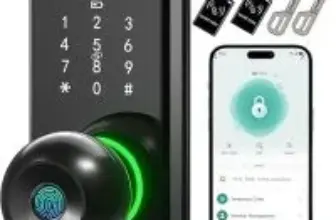 LinkThai Fingerprint Smart Door Lock with Touchscreen Keypad for $32.99