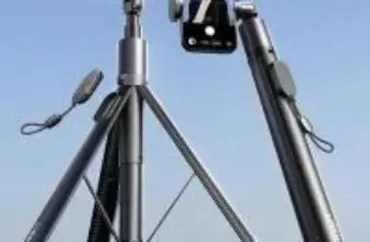 Lisen F125 67″ Selfie Stick Tripod with Remote for iPhone Now $19.99