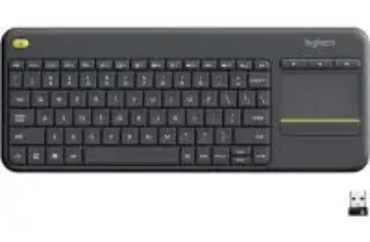 Logitech K400 Plus Wireless Touch Keyboard with Touchpad for $23.74