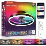 Lumary 20″ Smart WiFi Ceiling Fan with LED Lights for $107.98