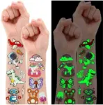 Luminous Tattoos for Kids – 30 Sheets for $3.19