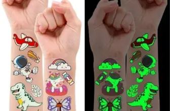Luminous Tattoos for Kids – 30 Sheets for $3.19