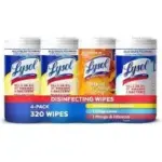 Lysol Disinfectant Wipes 4-Pack (80-Count) for $11.38