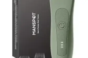 Manspot Wet & Dry Cordless Ceramic Blade Body Hair Trimmer (Green) for $20.39