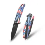MASTER USA 8″ American Flag Folding Pocket Knife for $5.51