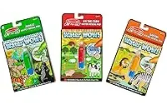 Melissa & Doug On-the-Go Water Wow! Activity Pads – 3-Pack for $16.80