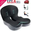 Memory Foam Seat Cushion with Lumbar Support for $17.39