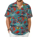 Men’s Hawaiian Short-Sleeve Button-Down Shirt – Only $0.01 (XL Size)