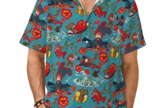 Men’s Hawaiian Short-Sleeve Button-Down Shirt – Only $0.01 (XL Size)