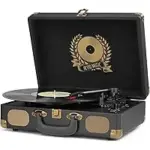 Mersoco Bluetooth Vinyl Record Player Turntable for $39.99