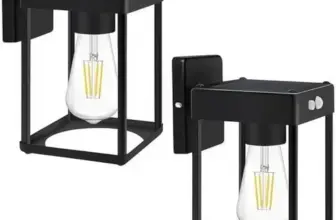 Metal Solar Wall Lights with Clear Glass Shade – 2 Pack for $19.99