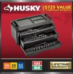 Husky 280-Piece Mechanics Tool Set with Toolbox for $99 $99.00