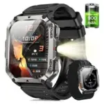 Military Smart Watch for Men and Women – Bluetooth 5.3, Now $22.99
