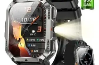 Military Smart Watch for Men and Women – Bluetooth 5.3, Now $22.99