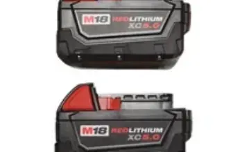Milwaukee M18 REDLITHIUM XC 5.0Ah 18V Battery Pack – $109.00 for 2-Pack