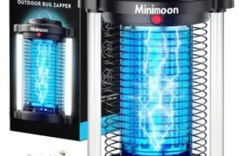 Minimoon Outdoor Bug Zapper with Dual LED Side Lights for $20