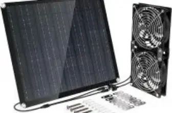 Moajerry 30W IPX7 Waterproof Solar Panel Fan Kit for $23.79