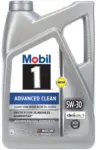 5-Quart Mobil 1 Advanced Clean Full Synthetic Motor Oil for $25.97