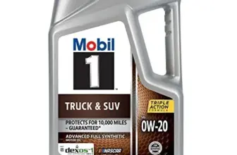 Mobil 1 Truck & SUV Full Synthetic Motor Oil 5-Quart for $20 $20.00