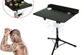 Adjustable Height Mobile Tattoo Work Station for $56.62