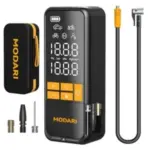 Modari 160PSI Tire Inflator Portable Air Compressor for $15