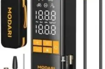 Modari 160PSI Portable Tire Inflator with 7800mAh Battery for $14.99