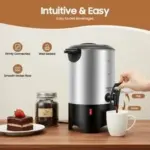 30-Cup Modern Coffee Percolator – 5.2L Capacity for $39.94