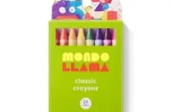 Mondo Llama 24-Count Classic Colors Crayons for $0.25