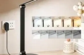 Mongery Eye-Caring LED Desk Lamp with Touch Control & USB Charging Port for $28.11