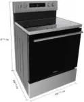 Mora 30-in 5.8 cu. ft. Steam-Cleaning Convection Oven Range for $399.99