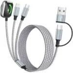 Mpatiby Travel Essentials 3-in-2 Charging Cable for $4.99