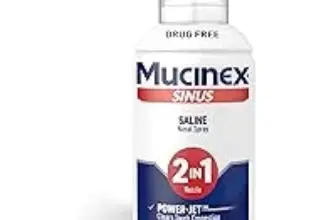 Mucinex Sinus Saline Nasal Spray & Sinus Rinse 4.5oz for $4.84