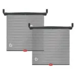 Munchkin Brica Sun Safety Car Window Roller Shade Set for $9.91