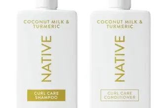 Native Coconut & Turmeric Shampoo and Conditioner Set for $10.99