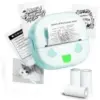 Ndyin 57mm Sticker Printer with 3 Paper Rolls for $9.49