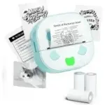 Ndyin 57mm Sticker Printer with 3 Paper Rolls for $9.49