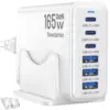 Newdarren 165W GaN 6-Port USB Fast Charger Block for $16