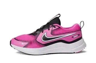 Nike Running Sneakers in Fuchsia, White, and Black for $31.97