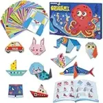 Nischa Origami Paper Kit with Instruction Book for $8.39