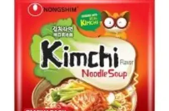 Nongshim Kimchi Instant Ramen Noodles 16 Pack for $10.85