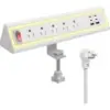 Nyytge 11-in-1 Desk Clamp Power Strip with 6 USB Ports for $12.39