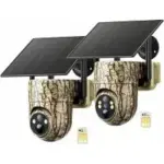 Oculview 2K Solar Wireless Security Camera 2-Pack for $89.98