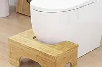 Olldide Adjustable Foldable Toilet Stool – 7″ & 9″ Height Options for $16.49