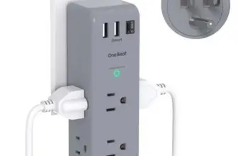 One Beat Surge Protector Outlet Extender with Rotating Plug for $6.99
