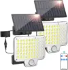 Onforu 3000-Lumen Motion Sensor Outdoor Solar Lights 2-Pack for $14