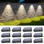 Onforu Solar Fence Lights 12-Pack for $21.49