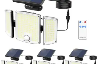 Onforu Solar Outdoor Flood Lights with Motion Sensor – 3500LM for $24.99